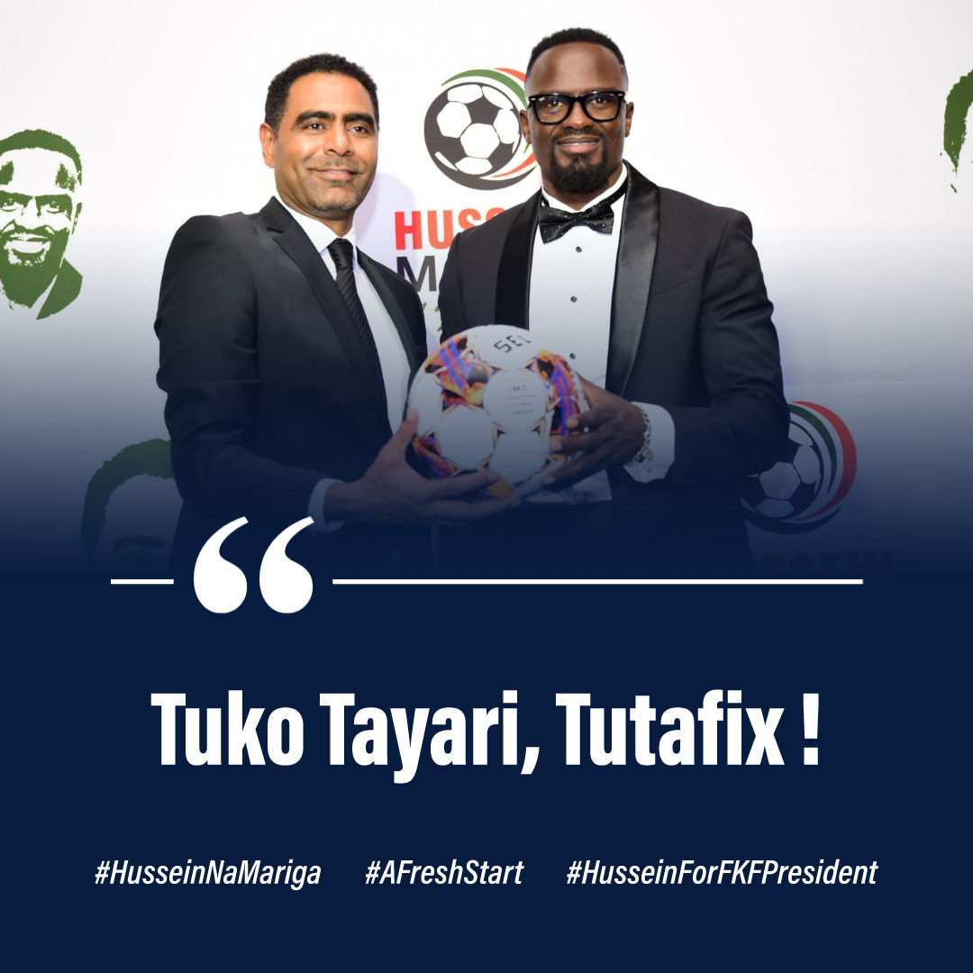 Hussein Mohammed unveils Mariga as running mate in FKF